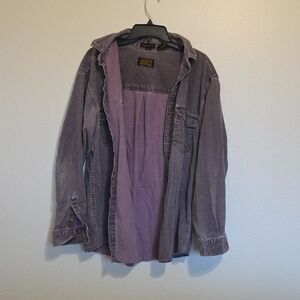 Eddie Bauer Elkhorn Twill Shirt in Purple